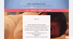 Desktop Screenshot of frauvorragend.com